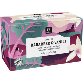 RABARBER/VANILJ 20P
