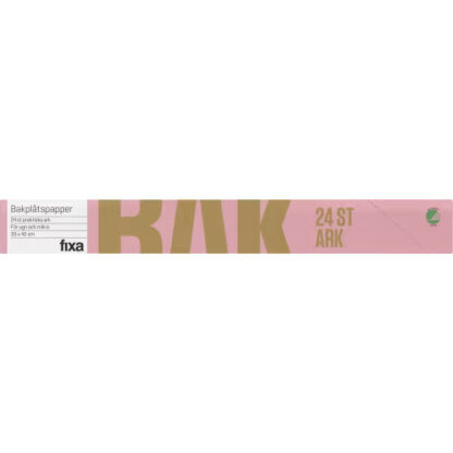 BAKPLÅTSPAPPER 24ARK