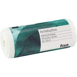 AVFALLSPÅSE 30L VIT