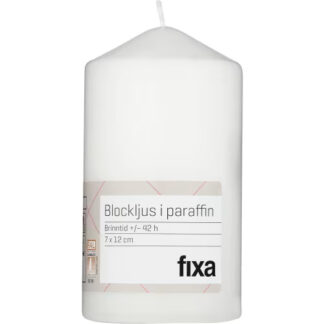 BLOCKLJUS 7X12CM VIT